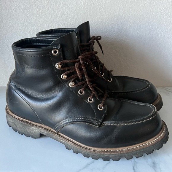Red Wing 8176 Boots Size 10 D Black Rare